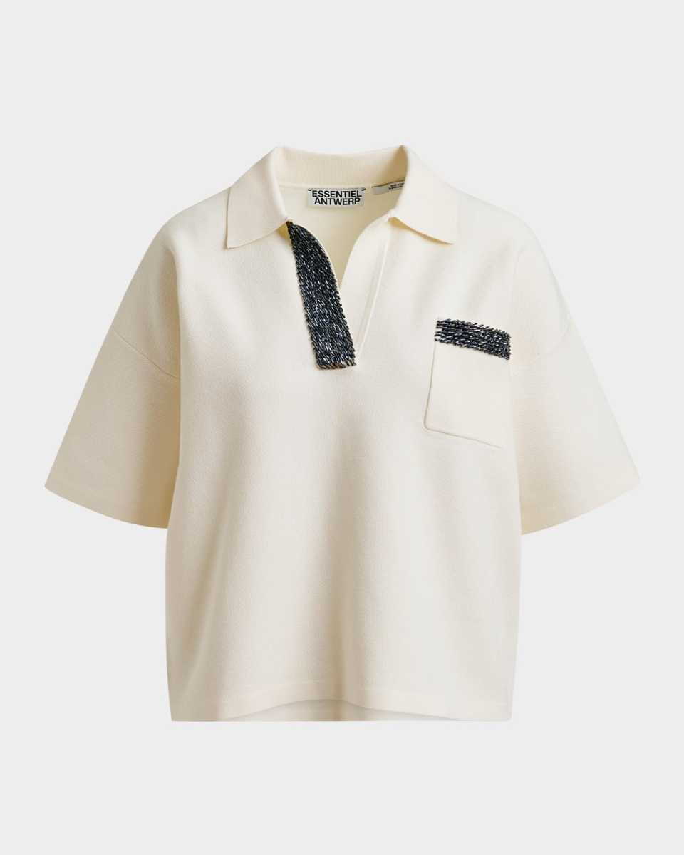 International Embellished Knit Top